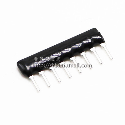 8脚直插排阻 A08-103J 1K 4.7K 10K 470R 100R A102J A471J A472J