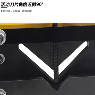 双回路液压角铁切断机CAC110加强型可切10号及以下角铁加工设备