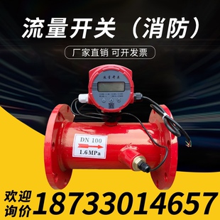 流量开关法兰沟槽管道式流量开关热导式流量开关生产厂家DN50-300