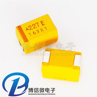 E型 227E 10% 贴片钽电容 TAJE227K025RNJ 7343 25V220UF