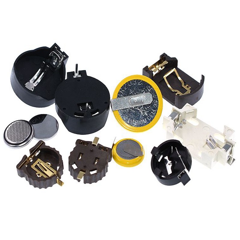 3V扣子纽扣电池盒2032电池座 CR2032 CR1220外壳 电池扣 纽扣电池