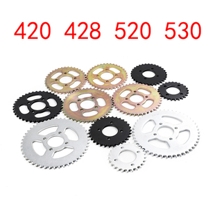 520 428 530链条大齿盘 大链轮齿轮盘省油节油器420 机车提速改装