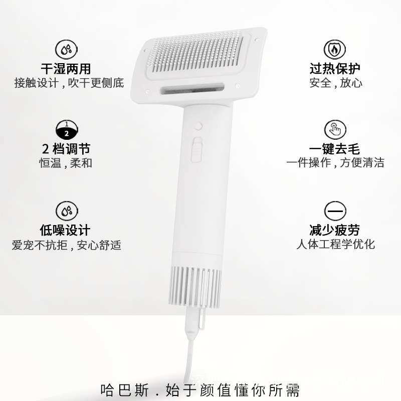 现货宠物吹风机猫狗吹风梳猫咪吹水梳毛烘干机泰迪狗狗梳子吹毛器