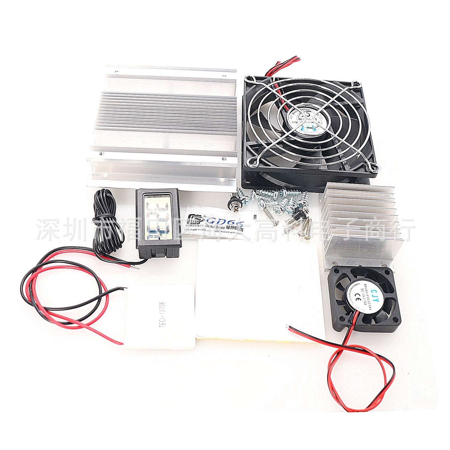 TEC112706半导体制冷套件 12V小型恒温箱制冷器 散热系统电子冰箱