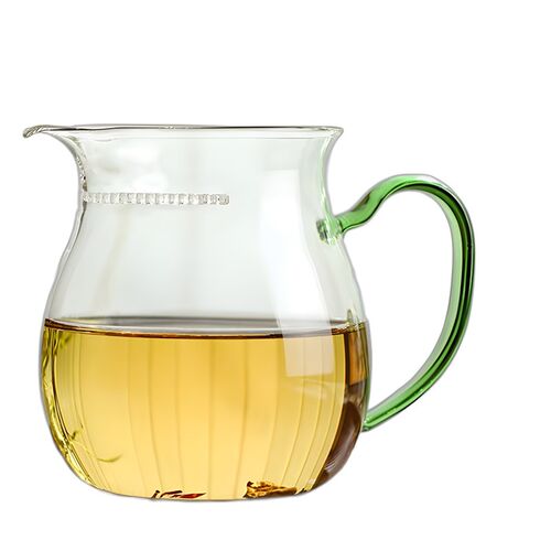 禾器观禄煮茶器玻璃茶漏一体公道杯加厚泡茶过滤分茶器月牙公杯