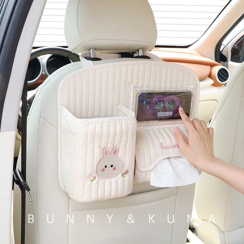 车载垃圾桶汽车内用挂袋防水放雨伞家居车P载多功能椅背收纳储