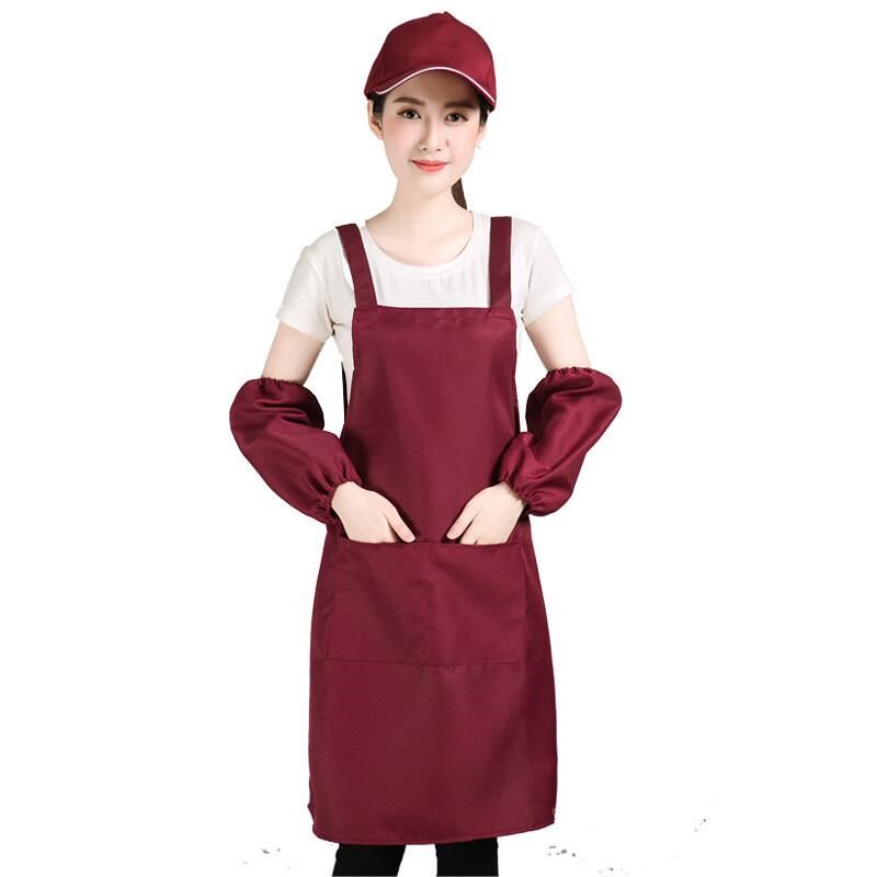 围裙定制工作服logo印字女时尚厨房防水防油餐饮商用水果店美甲师