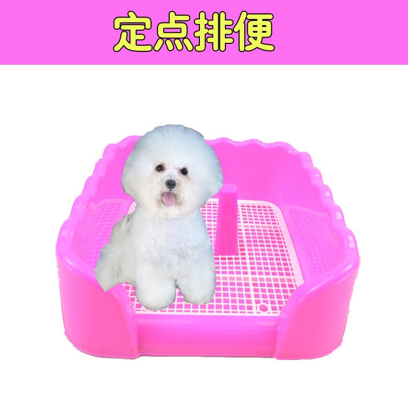 狗厕所三边围墙厕所泰迪狗厕所大号狗尿盆狗便盆狗狗用品宠物厕所