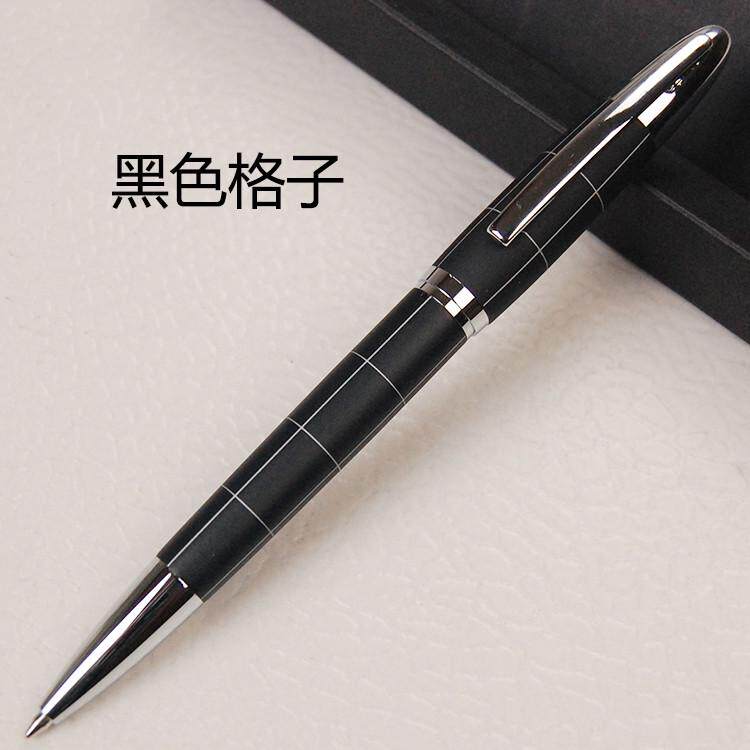 金属圆珠笔旋转出芯笔G2笔芯原子笔油性笔不锈钢圆珠笔手感好