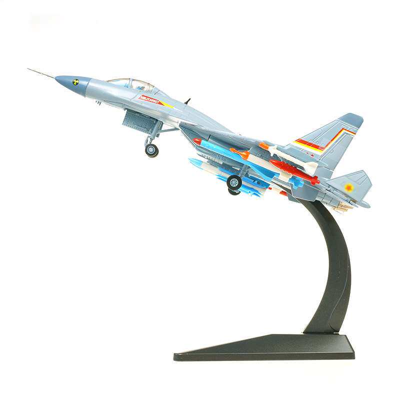 凯迪威1:72合金飞机模型歼15舰载战斗机飞鲨航母模型仿真收藏摆设