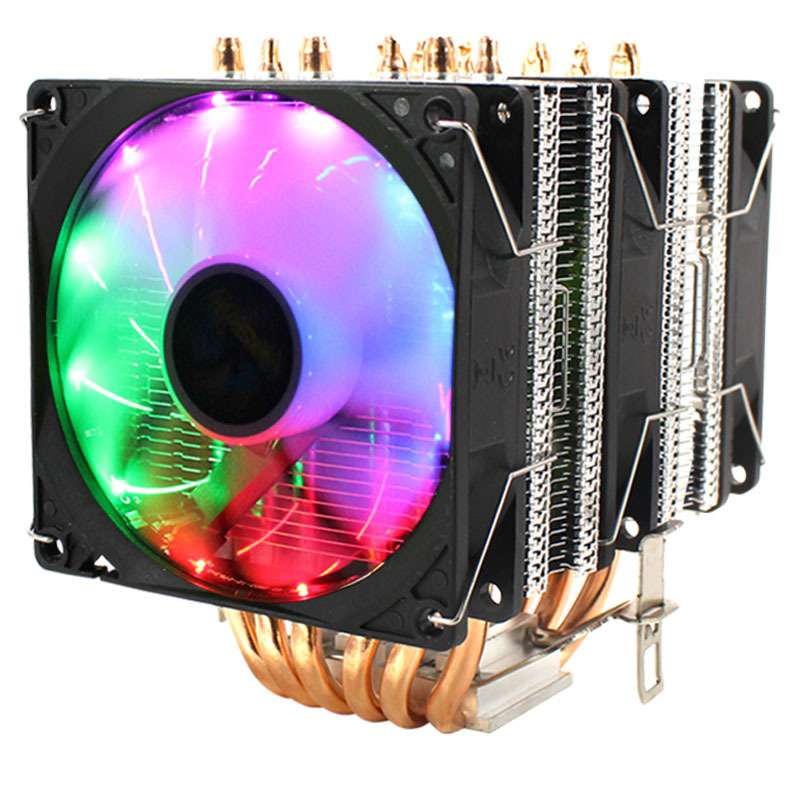 兰硕6铜管cpu散热器超静音1155AMD2011针CPU风扇1366台式机x79X58