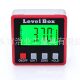 甄选大屏背光倾角仪 磁数显倾角盒4按键红色 电子水平尺角度尺