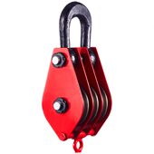 吊钩式 50T轴承款 矿用四轮起重 铁滑车0.5t 甄选起重滑车双轮吊环式