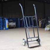 甄选油桶推车搬运车手拉车小推车平板车圆管物流车铁通搬运车