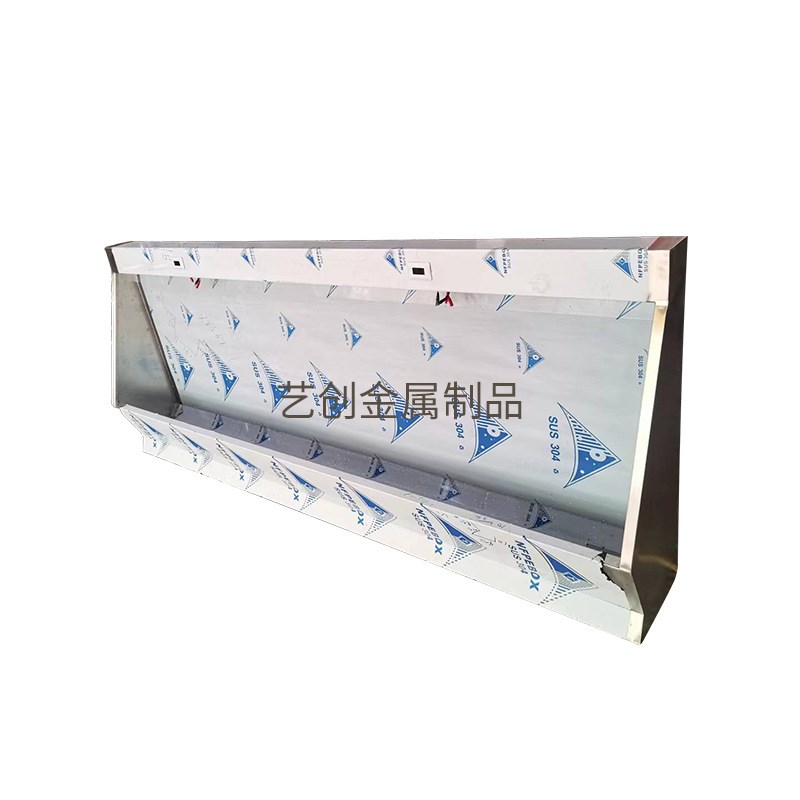 SUS304加厚不锈钢感应器立式小便池不锈钢小便槽公园尿槽源头工厂