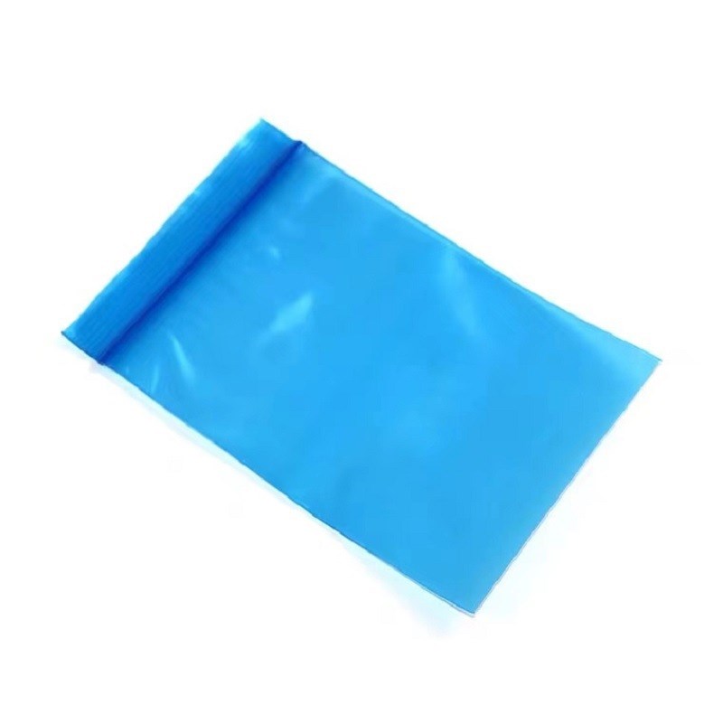 ESD 蓝色防静电PE自封袋骨袋夹连接袋 30*40cm加厚16丝电脑主板袋