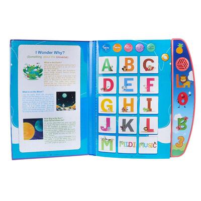 Interactive Electronic Book for Toddlers 3 6 Years Blue跨境