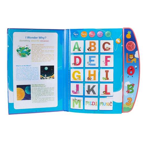 Interactive Electronic Book for Toddlers 3 6 Years Blue跨境