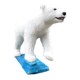 仿真极地动物北极熊动态模型 景区商场城市广场大型装 饰美陈摆件