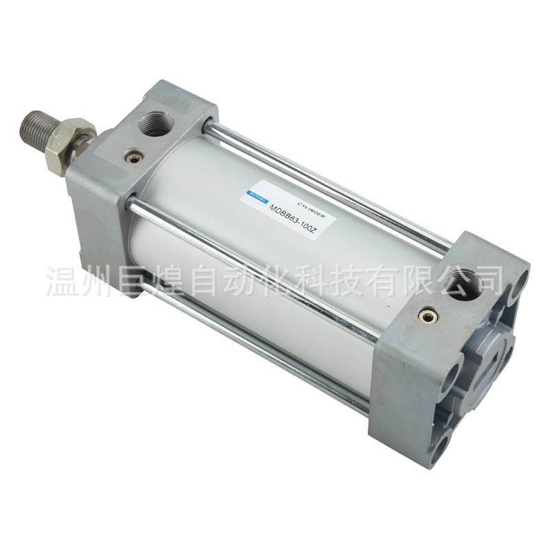现货SMC型气缸MDBB32标准气缸拉杆式直行程大推力可调气动气缸