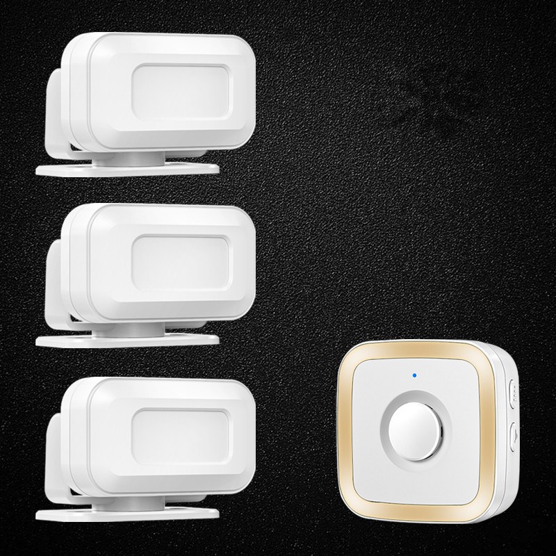 分体式欢迎光临感应器店铺进门感应门铃迎宾器语音提示报警器商用