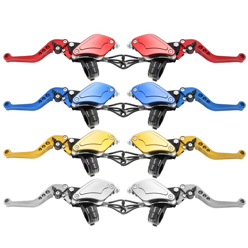 CNC摩托车刹车泵左右上泵树叶型液压泵机车配件防水开关刹车总泵