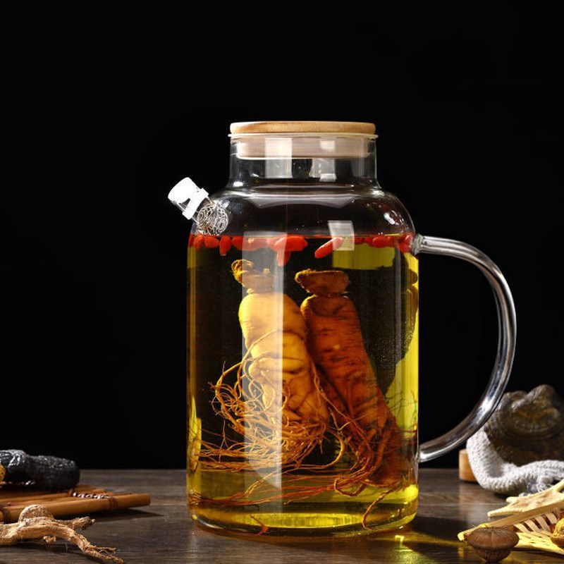 耐高温泡酒玻璃瓶酿酒罐子可煮酒酒壶装酒容器果酒瓶温酒威东