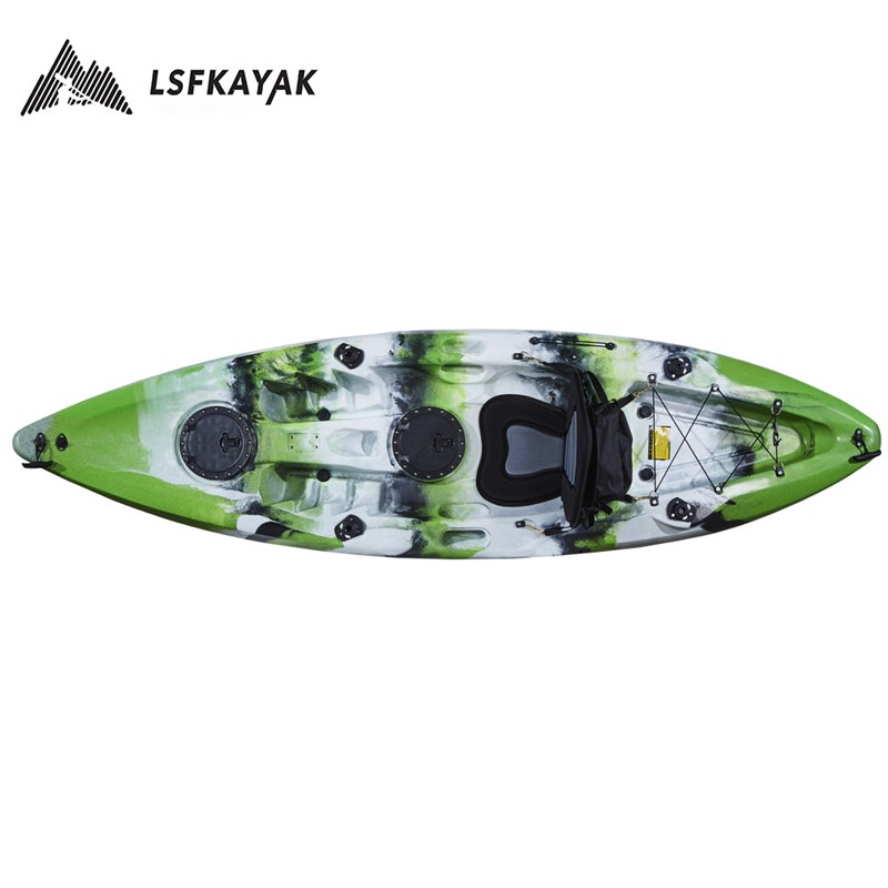 单人平台舟 2.9米单人船单人皮划艇单人手划艇塑料皮划艇塑料硬艇