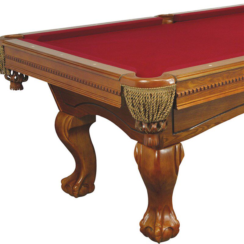 双子星标准型台球桌 成人桌球台美式九球商用台球中式黑八桌球台