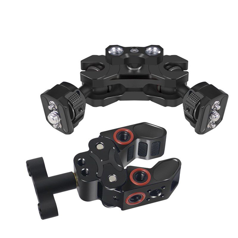 BGNing多功能三脚架大力蟹钳夹拓展小怪手监视器魔术手适GoPro13