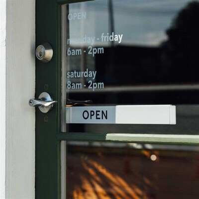 创意OPEN店铺营业中挂牌网红店CLOSE商店橱窗餐厅定制提示标识牌