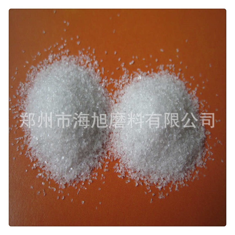 汽车轮毂喷砂用白刚玉粒度砂细号砂