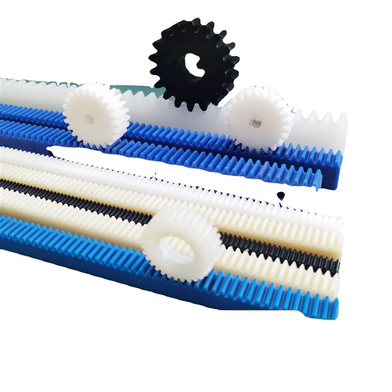 定制聚甲醛POM齿条齿轮1模1.5模2模2.5模3模塑料齿轮齿条配件