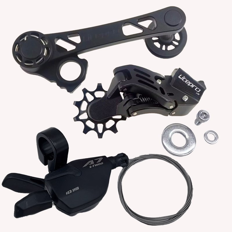 小布改5速外7速配件张链器转换座后变速器小布张链器压链器指拨