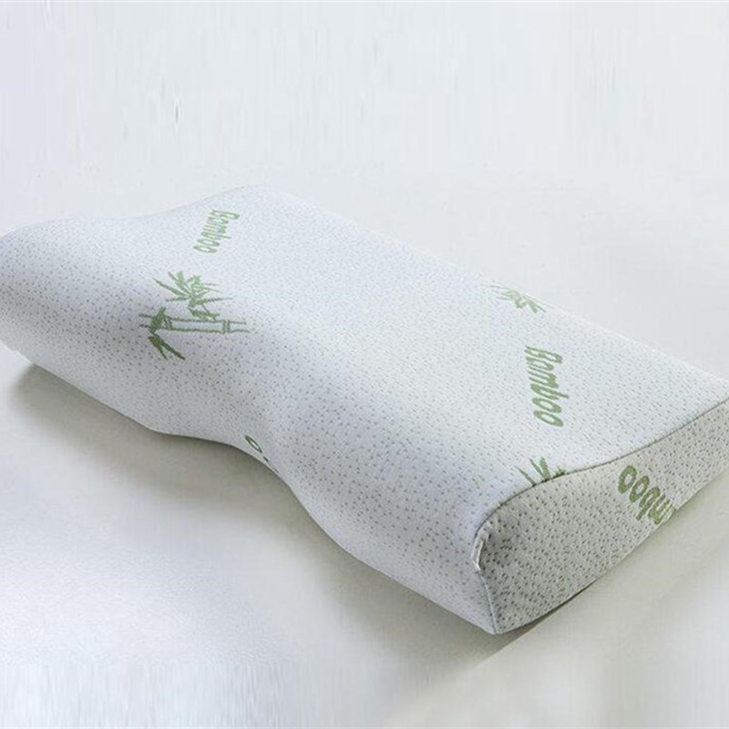 竹纤维慢回弹记忆枕磁石蝶形枕头减轻上面枕太空记忆棉成人枕头