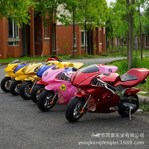 全新趴赛小型摩托车跑车电启动49cc四冲程迷你摩托车小跑车汽油