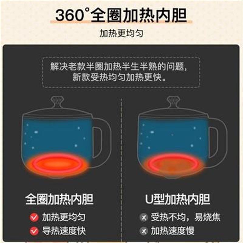 宿舍学生多功能家用煮面小火锅迷你型1-2人小功率寝室小锅小电锅