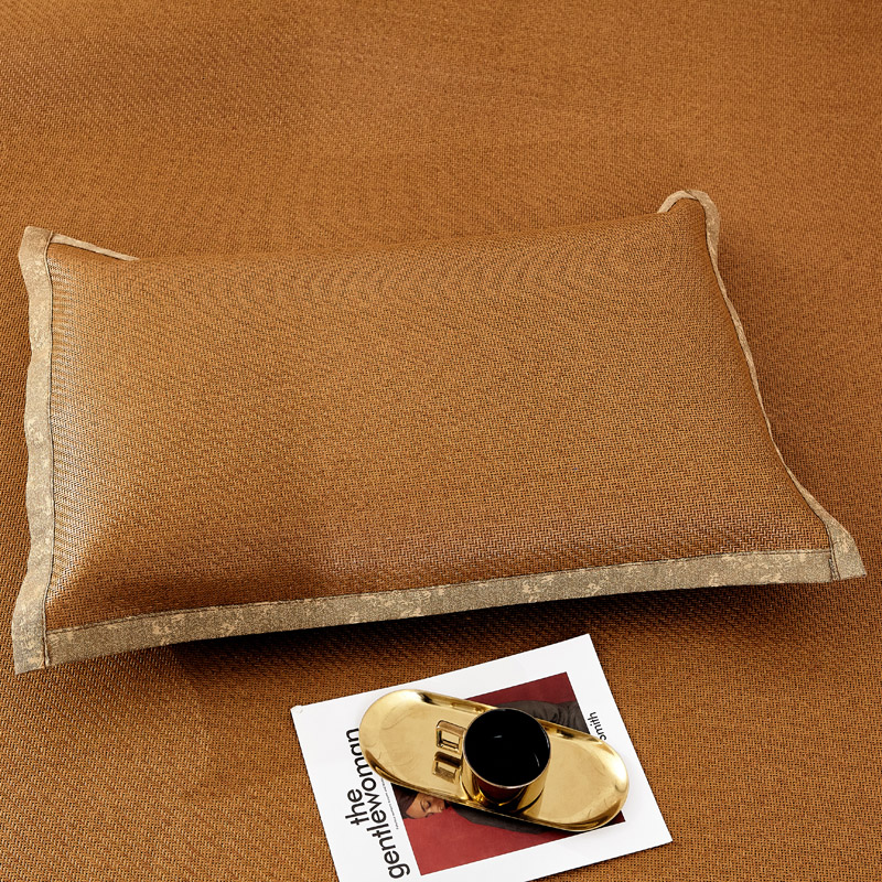 可折叠凉席定制尺寸1.8m床 w夏季榻榻米2.0米双面藤席0.8沙发垫子