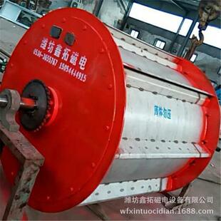 厂家供应永磁滚筒经久耐用强力永磁滚筒不锈钢磁选滚筒定制