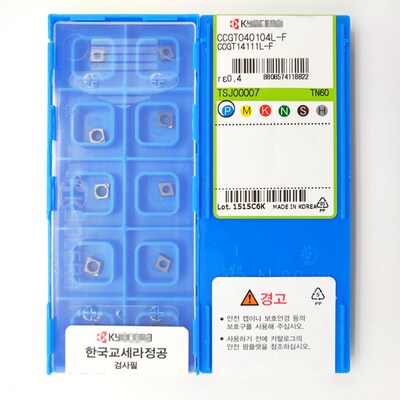 日本京瓷数控车刀片CCGT040104L-F TN60精镗刀粒陶瓷刀 现货