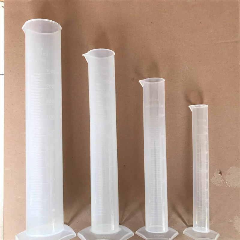 塑料量筒 玻璃量杯 100ml 250ml 500ml 1000ml 带刻度包邮