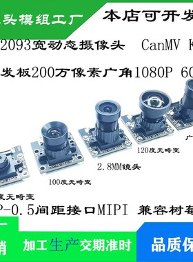 GC2093摄像头22P接口模块CanMV K230开发板1080P 60FPS支持庐山派