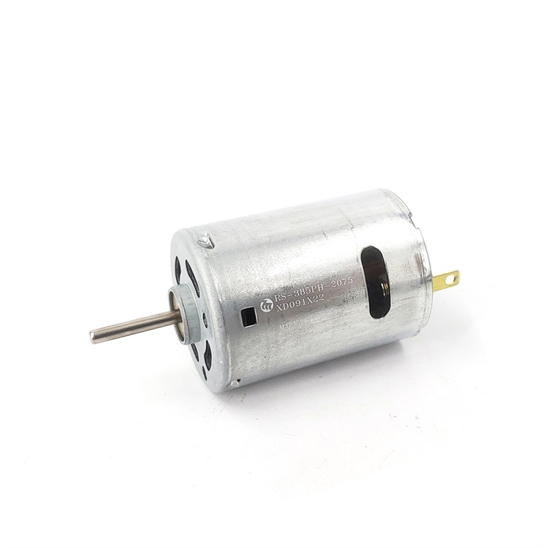进口小型RS-385PH-2075电机碳刷大扭力微型直流diy电动工具电机