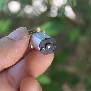 小型金属齿轮减速马达 长轴N20微型直流减速电机3V 全新