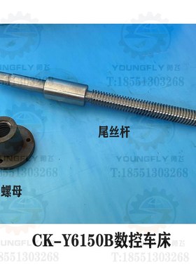 云南CK-Y6150B数控车床尾座丝杆T2*85左旋 螺母