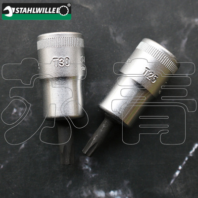 德国原装达威力Stahlwille 49TX系列星型梅花套筒螺丝起子头3/8