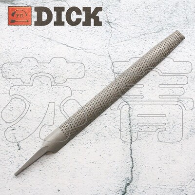 德国原装进口Dick 木材加工粗锉刀 粗锉纹 半圆形 300mm