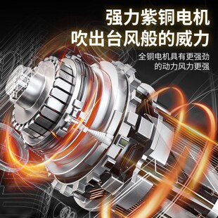 大艺吹风机吹灰尘鼓风机大功率强力工业吹尘机吹灰枪木工除尘小型