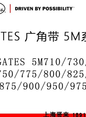 美国进口盖茨GATES广角带 5M800 5M825 5M850 5M875 5M900 5M925