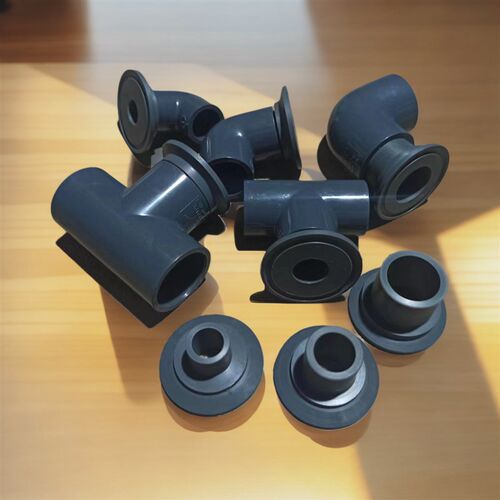 加工定制卡盘箍塑料50.5 UPVC三通弯头球阀快装接头不锈钢对接头